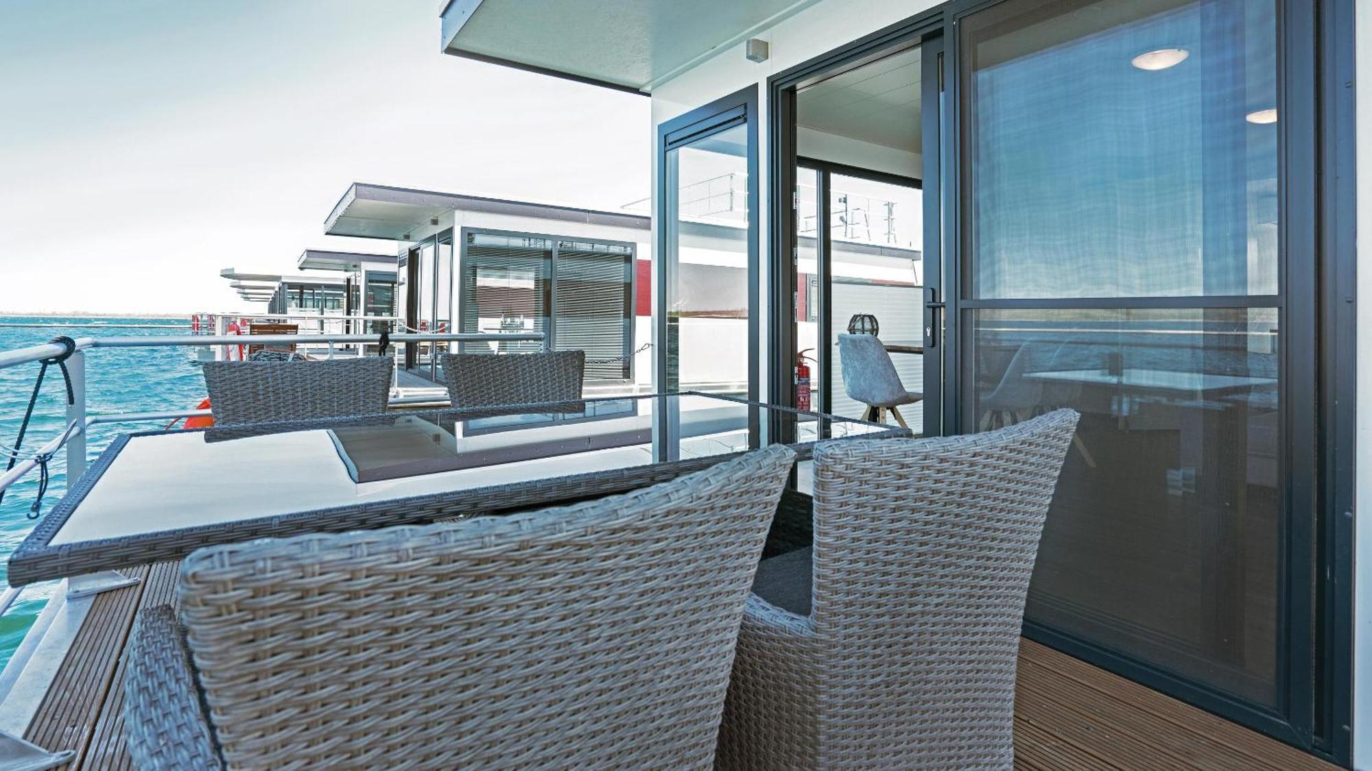 Geiseltalsee Hausboot - Floating House - Hausboot Junior Braunsbedra Exterior foto